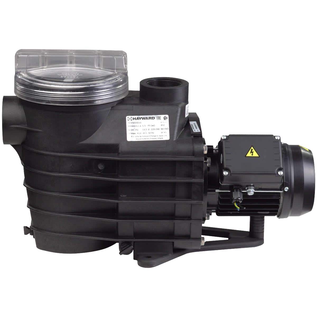 Насос Hayward SP2510XE163E EP 100 IE3 (380 В, 17.5 м3/год, 1 HP) - Зображення 2