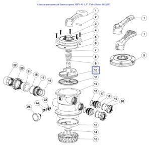 Танк-адаптер ПВХ Era USG00232, d32х40х1-1/4"