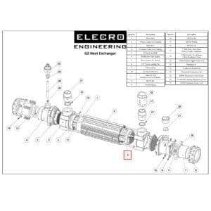 Коліно ПВХ Effast RDRGYD2500 45°, d250 мм