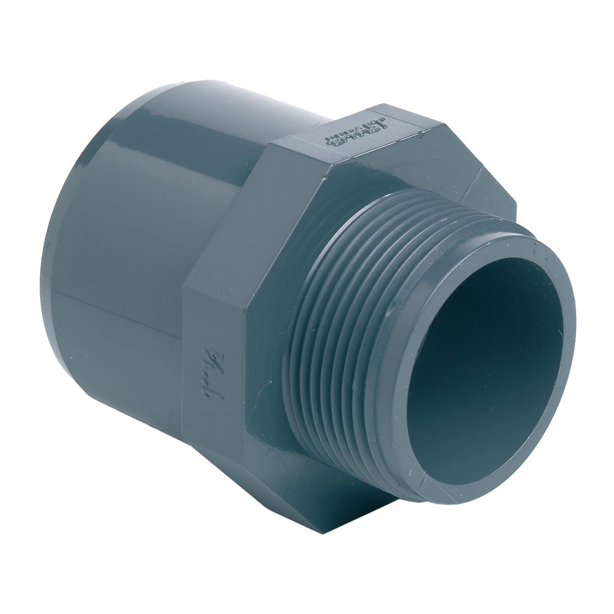 Муфта ПВХ Effast RGRAMG063F перехідна, із зовнішньою різьбою d63x75x1-1/2"
