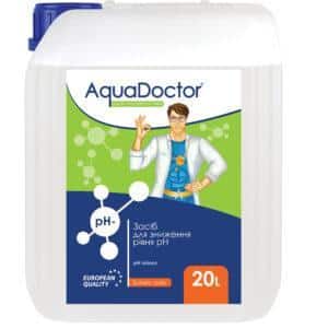 Засіб для зниження ph басейну AquaDoctor pH Minus 20 л (Сірчана 35%)