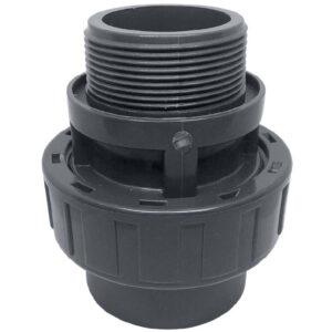 Муфта ПВХ Era UU00250 розбірна із зовнішньою різьбою, d50х1-1/2"