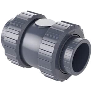 Зворотний клапан ПВХ Hidroten 1016007 пружинний, з ущільненням EPDM, d75 мм