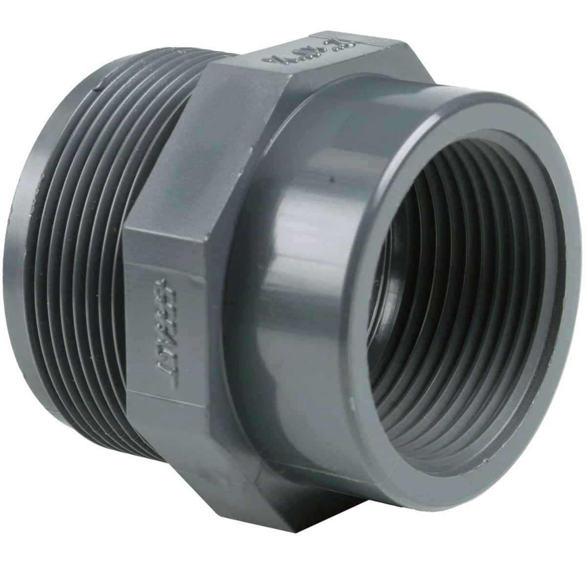 Перехідник різьбовий ПВХ Effast RERRIE090H, d3"x2-1/2"