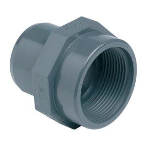 Ніпель ПВХ Effast RGRAFG020C перехідний з внутрішньою різьбою, d20x3/4"
