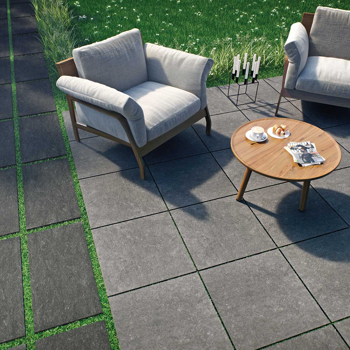 Плитка для тераси Aquaviva Stellar Grey, 600x600x20 мм - Зображення 3
