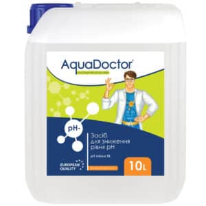 Рідкий засіб для зниження pH AquaDoctor pH Minus HL 10 л (Соляна 14%)