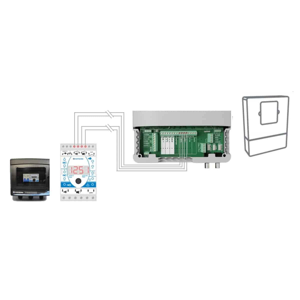 Панель управління фільтрацією Hayward H-POWER 230 В, 14 A (Таймер, Diff, Bluetooth), уцінка - Зображення 2