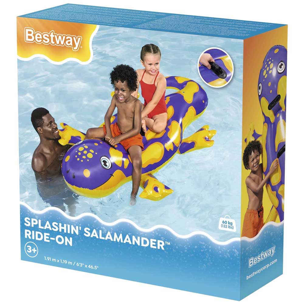 Надувна саламандра для плавання Bestway 41502 (191х119 см) - Зображення 4