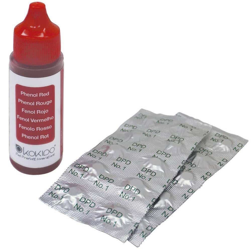 Тестер Kokido K045CBX24 (20cc Phenol + 20pcs DPD) двокомпонентний - Зображення 3