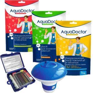 Набір хімії для каркасного басейну AquaDoctor Optimal Kit 5 в 1