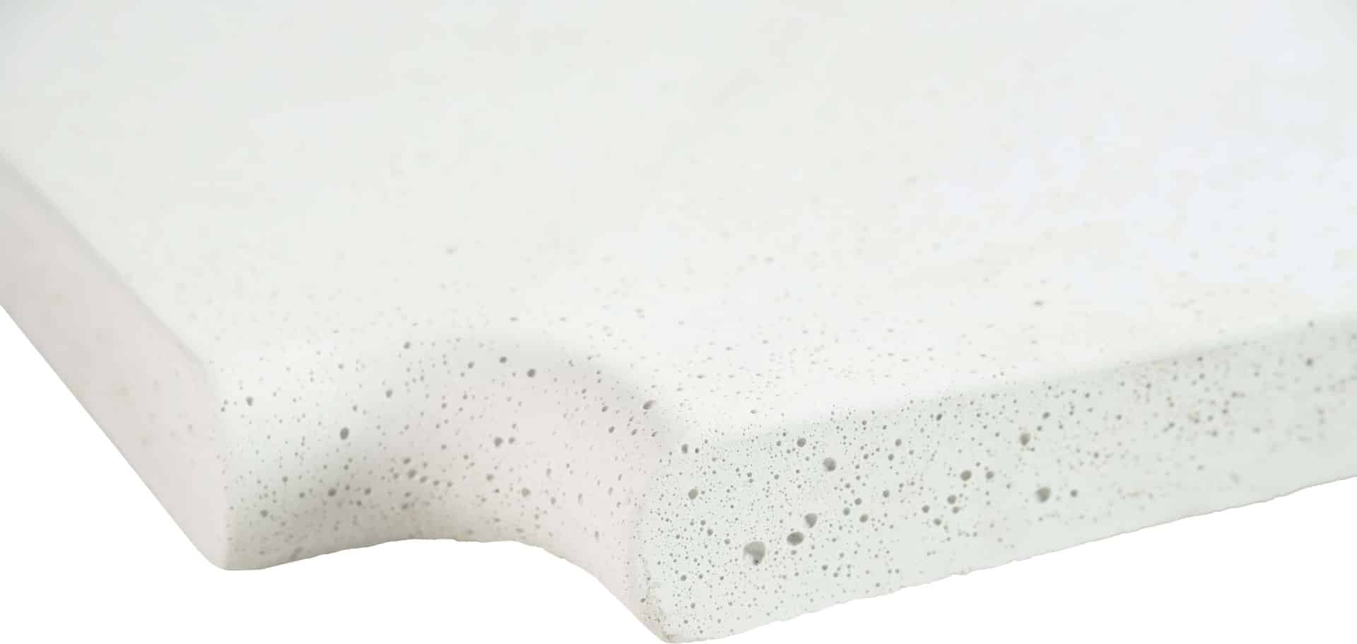 Кутовий копінговий камінь Aquazone Tuff 320x400x50-25 мм, білий (пористий) - Зображення 3