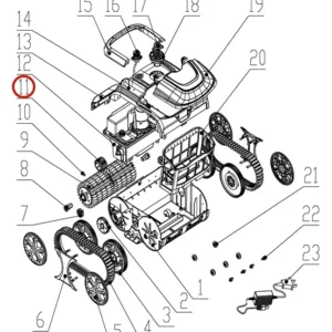 Привідний механізм до пилососа Wybotics WY200