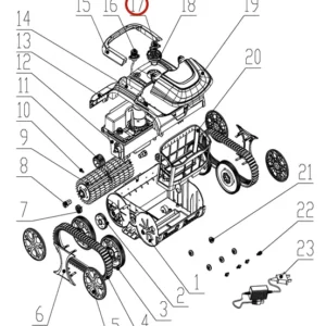 Комплект кнопок до пилососа Wybotics WY200
