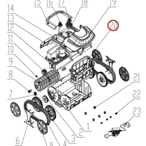 Кошик фільтра до пилососа Wybotics WY200