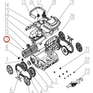Комплект роликів до пилососа Wybotics WY200