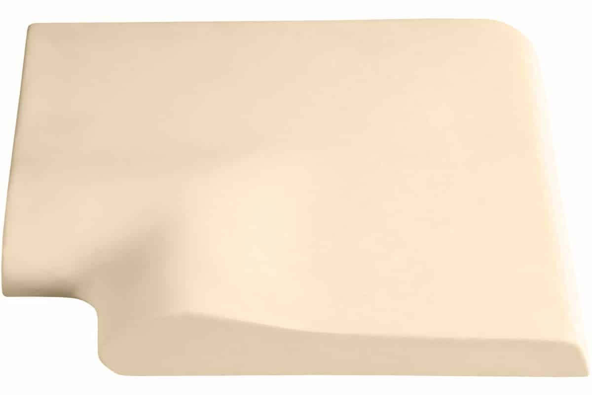 Кутовий копінговий камінь Aquazone 250x300x50-25 мм, бежевий