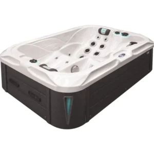 Гідромасажний басейн Passion Spas Indulgence (214х143х63 см), Сріблясто-білий