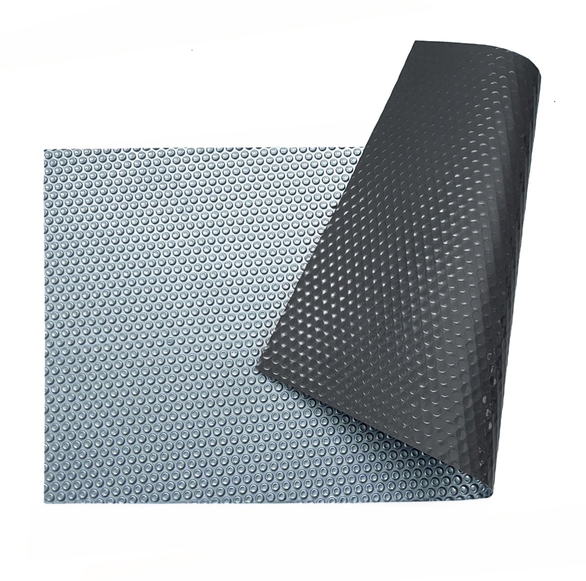 Солярне покриття Aquaviva Platinum Bubbles-Gray-5-750, ширина 7.5 м (30 пог. м), срібний/сірий
