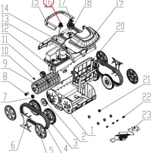 Зарядний кабель до пилососа Wybotics WY200/Osprey 700 (No 16 B.WY3312Max.05.002)