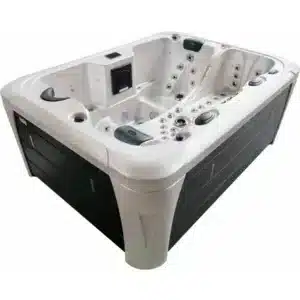 СПА-басейн Aquajoy Miami (230х170х92 см), Сріблясто-білий мармур