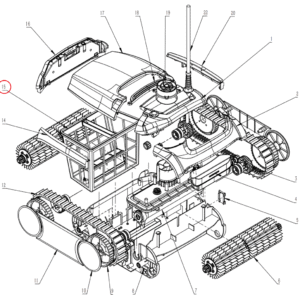 Кошик фільтра для робота-пилососа Wybotics WY350 (B.WY310.01.004)