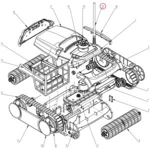 Кабель живлення для робота-пилососа Wybotics WY350 (B.WY360.03.002)
