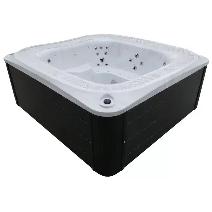 Переливний СПА-басейн Aquajoy Serenity (250х230х96 см), Сріблясто-білий мармур - Зображення 4