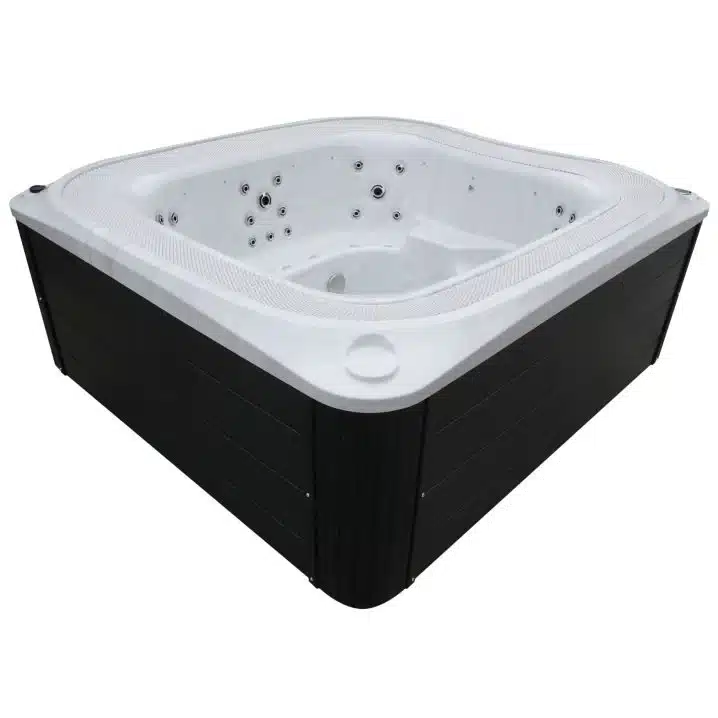 Переливний СПА-басейн Aquajoy Serenity (250х230х96 см), Сріблясто-білий мармур - Зображення 5