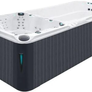 Плавальний СПА-басейн Passion Spas Dynamic (590x227x126 см), Сріблясто-білий