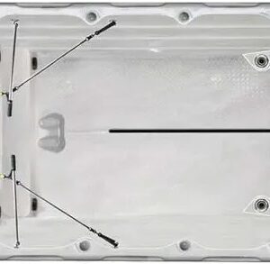 Плавальний СПА-басейн Passion Spas Fitness 1 Deep (400x228x152 см), Сріблясто-білий