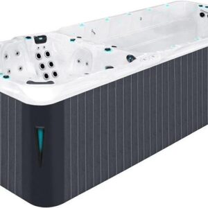 Плавальний СПА-басейн Passion Spas Vitality Deep (708x225x155 см), Сріблясто-білий