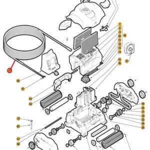 Кабель для пилососа Hayward SharkVac XL Pilot / QC 17 м, (RCX50061)