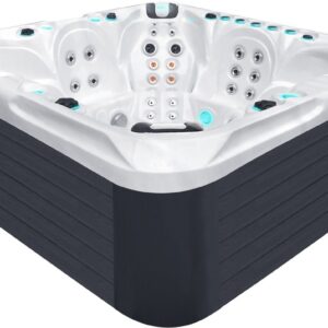 СПА-басейн Passion Spas Excite Mighty Wave (224x224x91 см), Сріблясто-білий