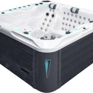 СПА-басейн Passion Spas Felicity Mighty Wave (230x230x91 см), Сріблясто-білий