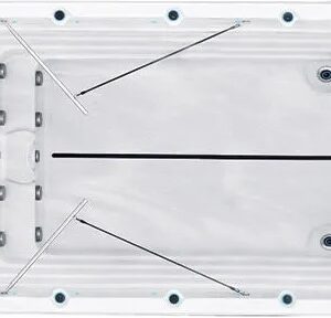 Плавальний СПА-басейн Passion Spas Fitness 2 Deep (500x228x152 см), Сріблясто-білий