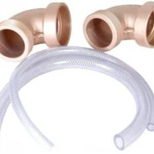 Комплект кутів на 90° Fitstar 7945051 для Taifun, Taifun-Duo, 2-1/2", для солоної води