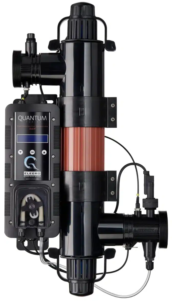 Ультрафіолетова фотокаталітична установка Elecro Quantum QP-35 з дозуючим насосом (10 м3/год, 30 Вт)