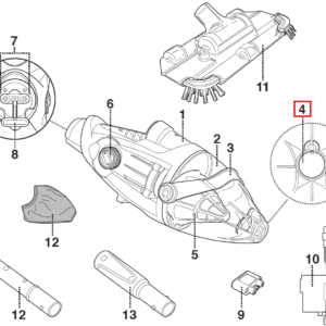Заслінка клапана зливу води Kokido для пилососа Voltera 25 EV25CBX/EU (EV25ASM03)