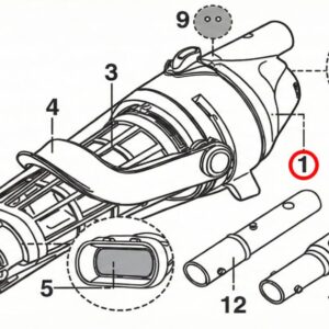Блок мотора з акумулятором Kokido для пилососа Voltera 56