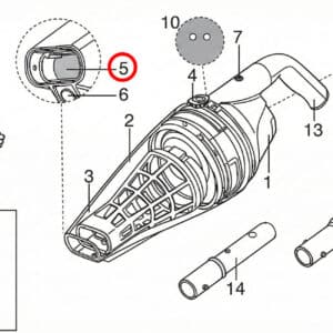 Клапан Kokido для пилососа Telsa EV50CBX