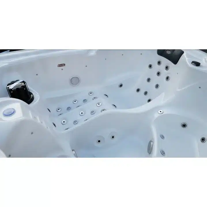 Плавальний SPA басейн Aquajoy Equilibrium (580х220х150 см), Сріблясто-білий мармур - Зображення 6