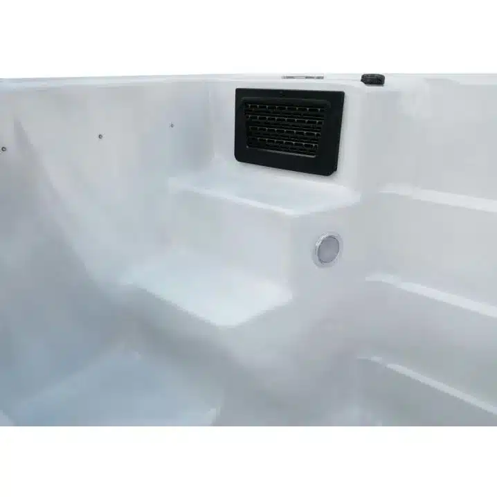 Плавальний SPA басейн Aquajoy Infinity (780х228х150 см), Сріблясто-білий мармур - Зображення 6