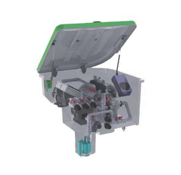 Комплексна фільтраційна установка Emaux EMD-25CP (25 м3/год) - Зображення 2