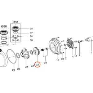 Крильчатка насоса QP Starpump Pro 0.75 T (221548)