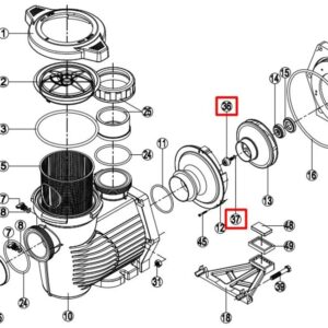 Комплект болтів Hayward KPR HCP3600 (500100190002)